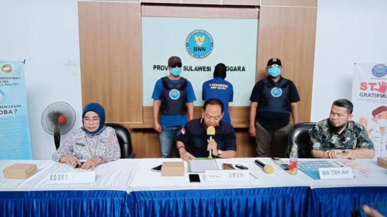 Kedapatan Bawa Shabu 37,54 Gram, BNNP Sultra Amankan Seorang Pemuda di Kendari