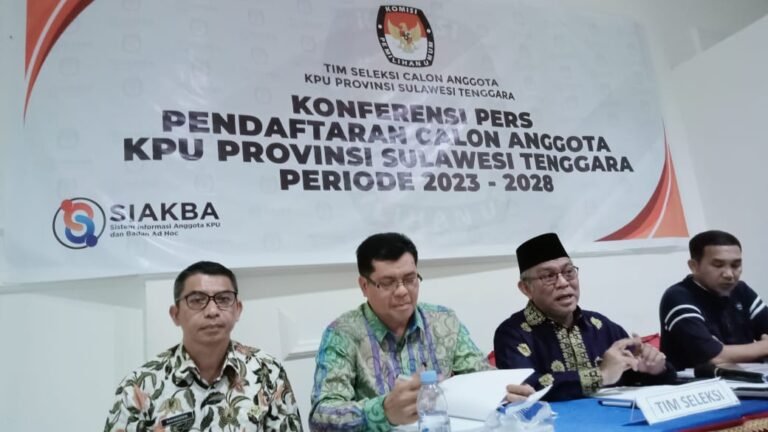 Timsel Calon Anggota KPU Provinsi Sultra Resmi Buka Pendaftaran, Ini Penjelasan Terkait Syarat dan Waktu Pendaftaran