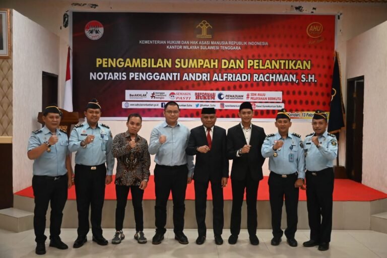Kakanwil Kemenkumham Sultra Beri Pesan ini Kepada Notaris