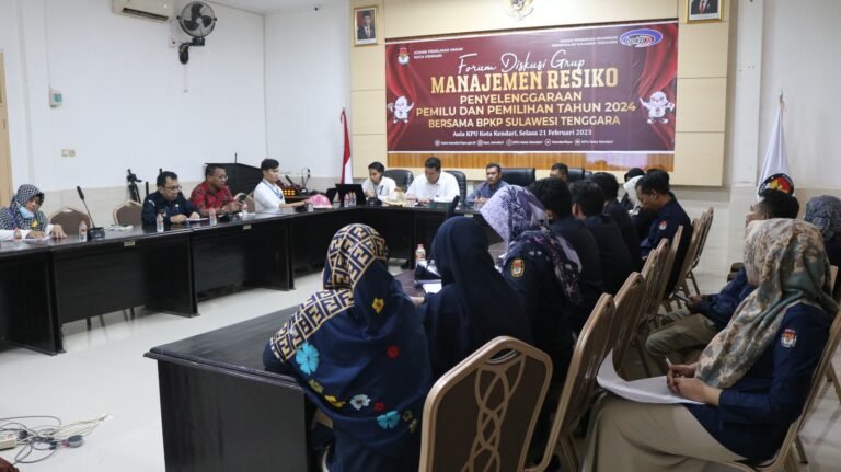Hadapi Pemilu 2024, KPU Kota Kendari Gelar FGD Manajemen Resiko