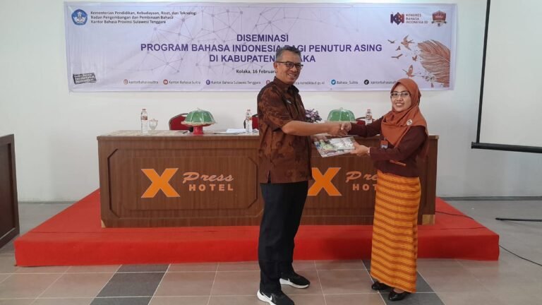 Tingkatkan Pemahaman Pemangku Kepentingan di Kolaka, KBST Sultra Dorong Diseminasi Program BIPA