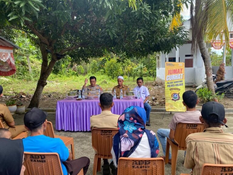Warga Desa Latuo Difitnah di Media Sosial, Kapolsek Samaturu Mediasi Pihak yang Bertikai