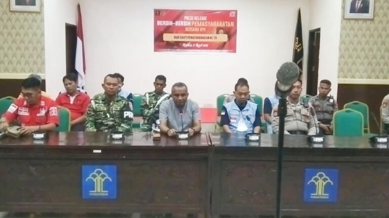 Sambut HBP ke-59, Kanwil Kemenkumham Sultra Gandeng TNI Polri BNN Bersih-bersih Lapas dan Rutan di Sultra