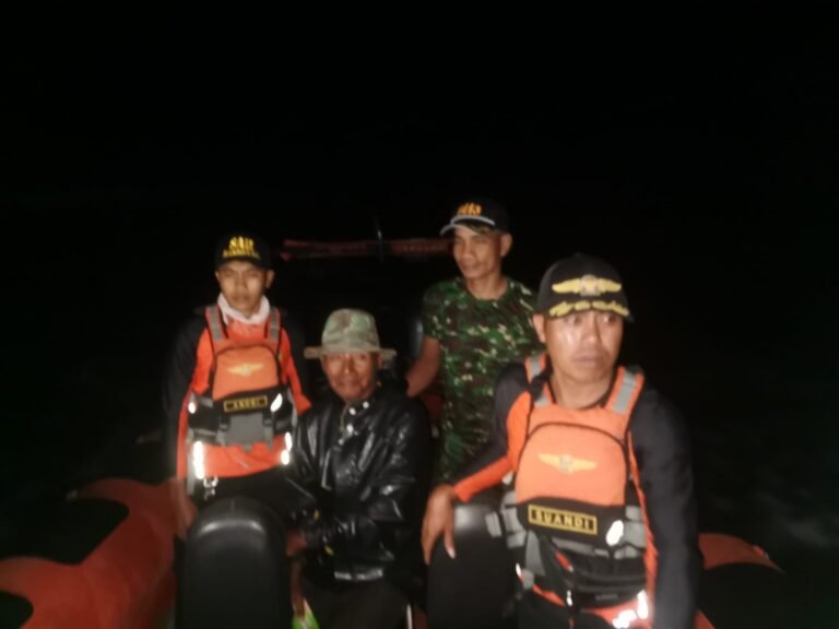 Sempat Hilang di Perairan Siompu Gegara Cuaca Buruk, Seorang Nelayan di Busel Ditemukan Selamat