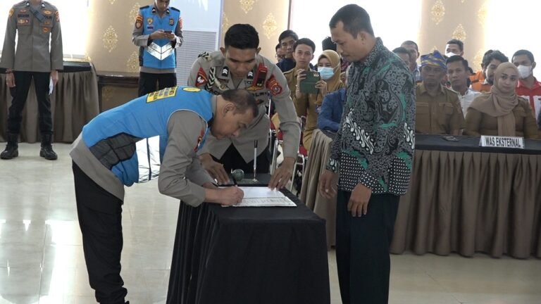 Komitmen Tes Penerimaan Polri 2023 Bebas KKN, Polda Sultra Teken Pakta Integritas
