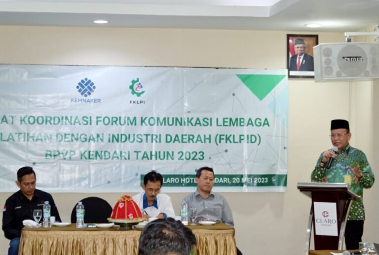 Bersinergi dengan FKLPID Sultra, Kepala BPVP Kendari Sebut Serapan Alumni Pelatihan Meningkat