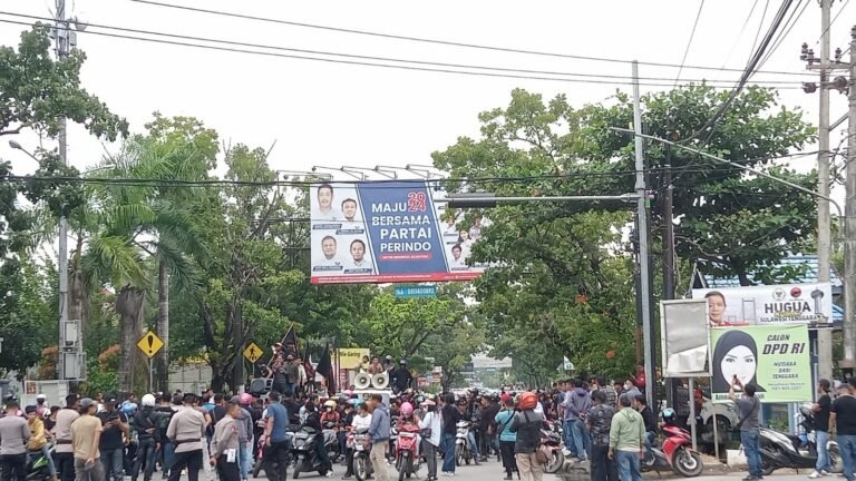 Ratusan Massa Demo Soal Dugaan Penutupan Sepihak 9 Jetty di Blok Marombo Konut