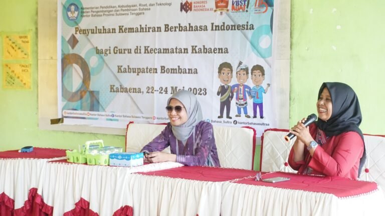 KBST Gelar Penyuluhan Kemahiran Berbahasa Indonesia di Bombana