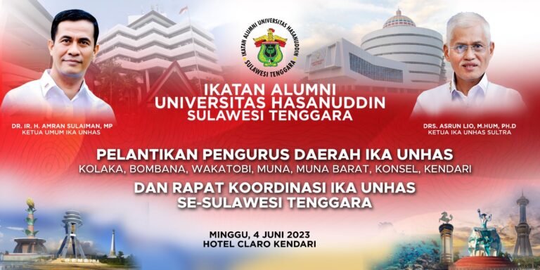 IKA Unhas Sultra Bakal Gelar Pelantikan Tujuh Pengurus Kabupaten Kota