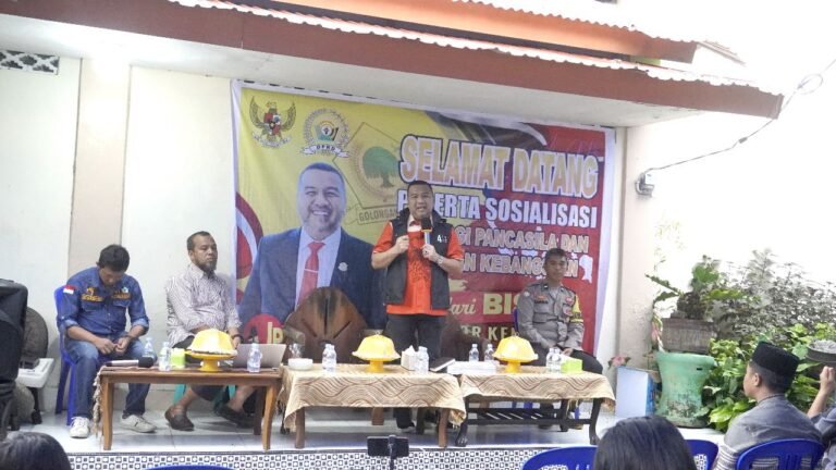 AJP Turun Langsung Sosialisasi Ideologi Pancasila dan Wawasan Kebangsaan di Kendari Barat