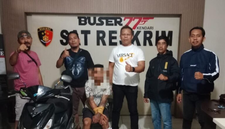 Polresta Kendari Amankan Pelaku Curanmor di 30 TKP