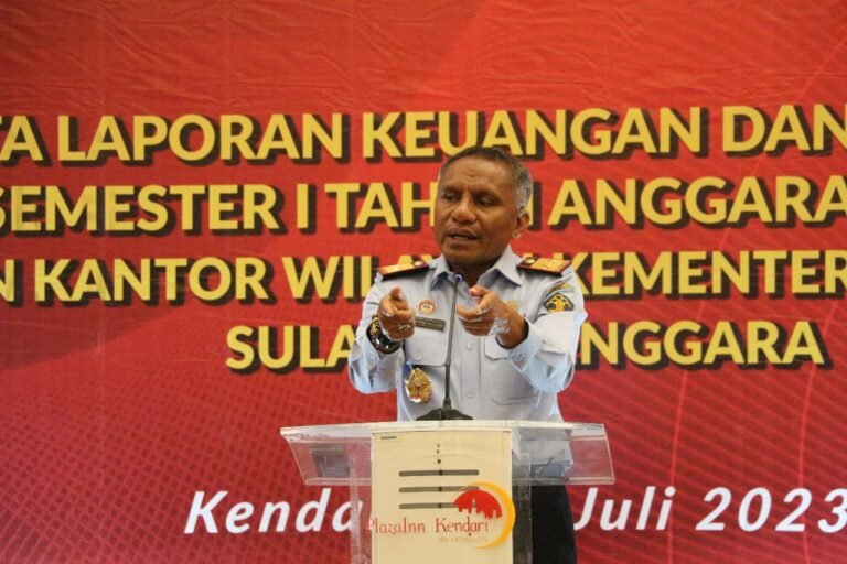 Kakanwil Kemenkumham Sultra Buka Rekonsiliasi Data Laporan Keuangan dan Barang Milik Negara, Tekankan Kepatuhan