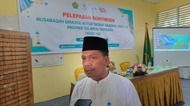 Kakanwil Kemenag Sultra Lepas Kontingen MQKN VII Tahun 2023, Diharapkan dapat Harumkan Nama Daerah