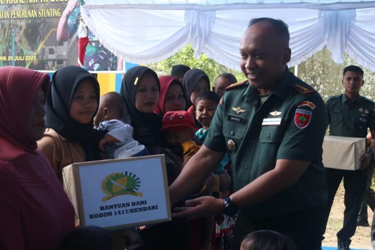 Peduli Kebutuhan Air Bersih, TNI AD Manunggal Air Kodim 1417 Kendari di Konawe Selatan