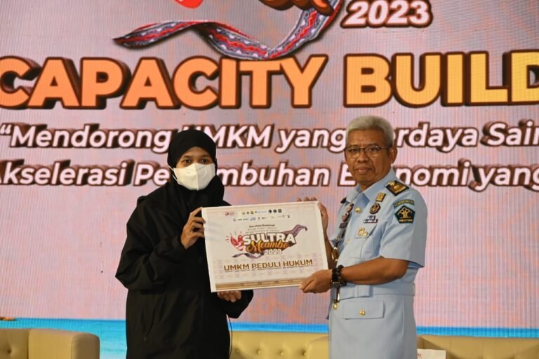 Dorong Daya Saing UMKM Masyarakat, Kanwil Kemenkumham Sultra Berikan Bimbingan Kepada Pelaku UMKM