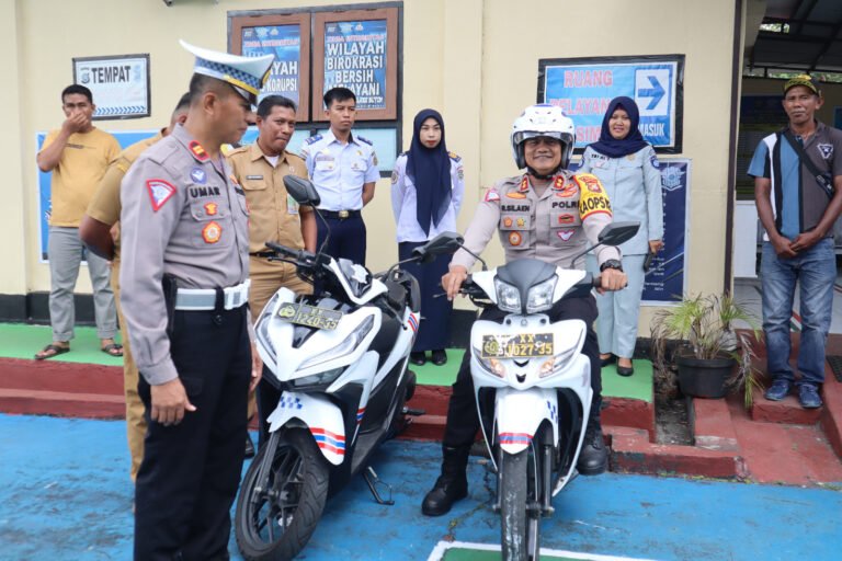 Kapolres Buton Launching Lintasan Baru Uji Praktik SIM