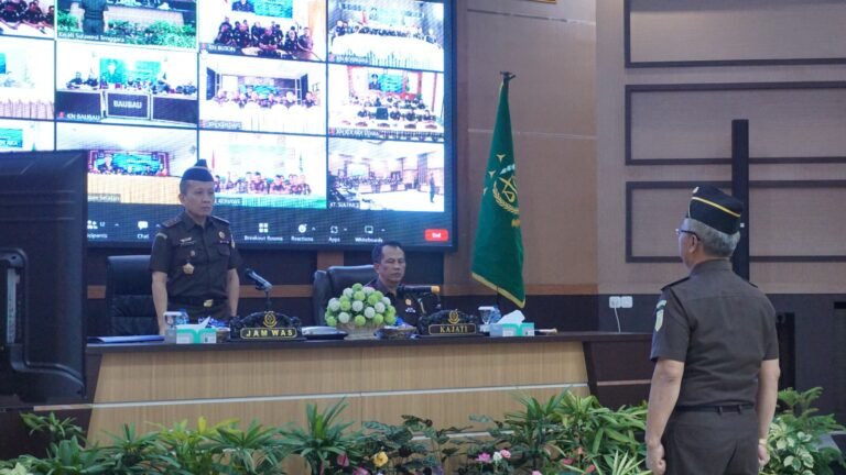 Evaluasi dan Penilaian Kinerja, Jamwas Kejagung RI Inspeksi Pimpinan ke Kejati Sultra