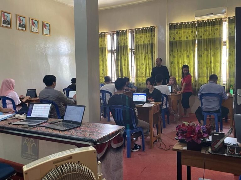 13 Orang  Peserta Didik PKBM Rutan Unaaha Ikuti Asesmen Nasional Berbasis Komputer