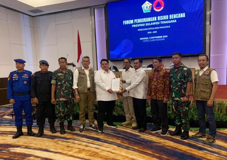 Yudhianto Mahardika Nahkodai Forum Pengurangan Risiko Bencana Sultra