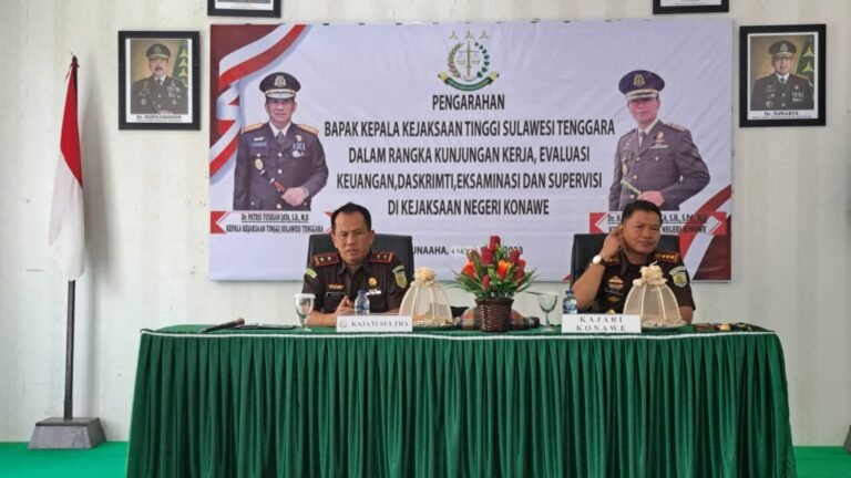 Kunker ke Konawe, Kajati Sultra Berikan Pengarahan