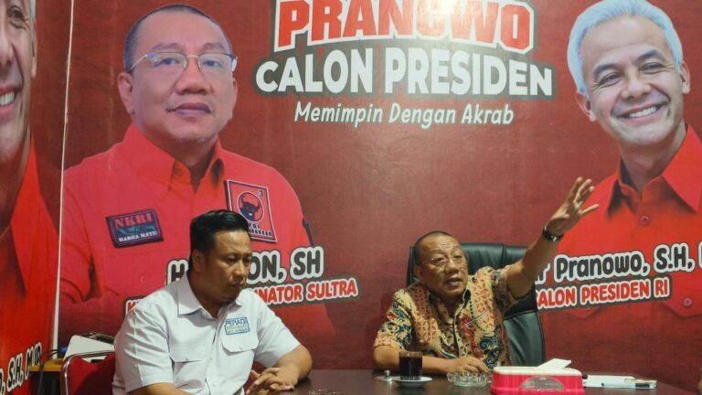 Ketua Tim Koordinator Sultra Relawan Ganjar Pranowo Calon Presiden Sesalkan Partai Pengusung Belum Maksimal