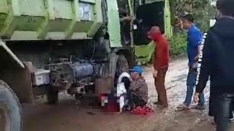 Lakalantas, Sopir Dump Truk Subkontraktor PT Wika di Puriala Konawe Dikabarkan Tabrak Pelajar, Korban Dilarikan ke Rumah Sakit