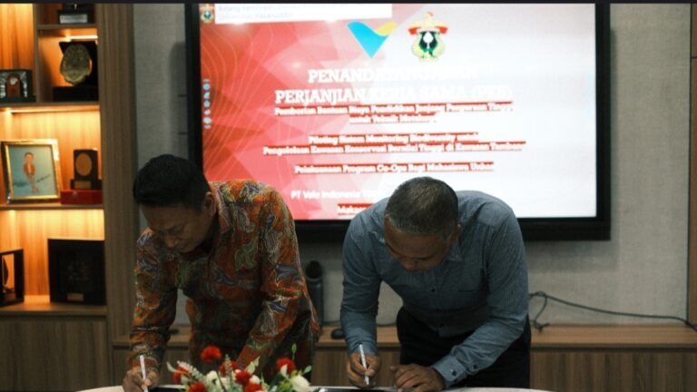 Ambil Peran dalam Riset dan Pendidikan, PT Vale dan Unhas Teken Kerja Sama