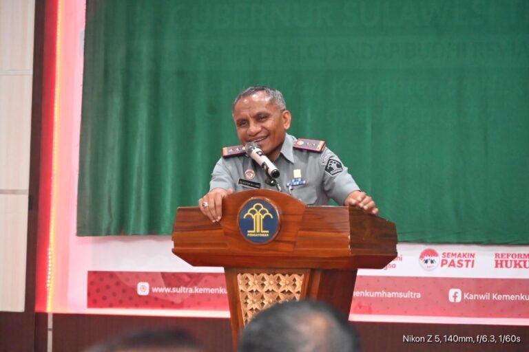 Kakanwil Kemenkumham Sultra Himbau Jajaran Sukseskan Program Strategis Desa Presisi