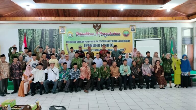 Kadishut Resmi Lantik Penshutindo Sultra