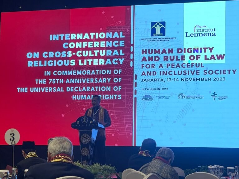 Menkumham: Pentingnya Literasi Keagamaan Lintas Budaya