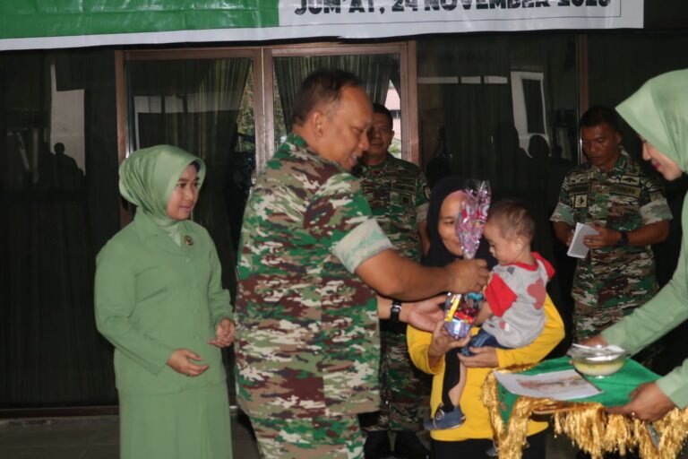 Kolaborasi Kodim Kendari Bersama BKKBN Sultra dalam Gerakan Penurunan Stunting