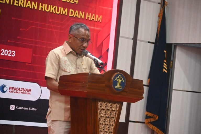 Kemenkumham Gelar Bimtek Realisasi Pengadaan Barang Dan Jasa Tahun 2023 Serta Rancangan Umum Pengadaan Tahun 2024 Se-Sulawesi