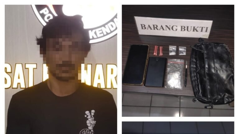 Polresta Kendari Kembali Amankan Seorang Pelaku Pengedar Sabu