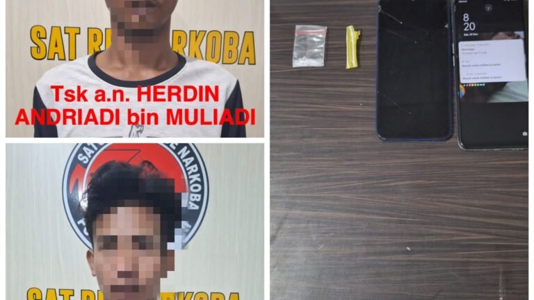Edarkan Sabu, Polresta Kendari Amankan Dua Sopir Angkot Tangkapan Personel Korem 143 Halu Oleo