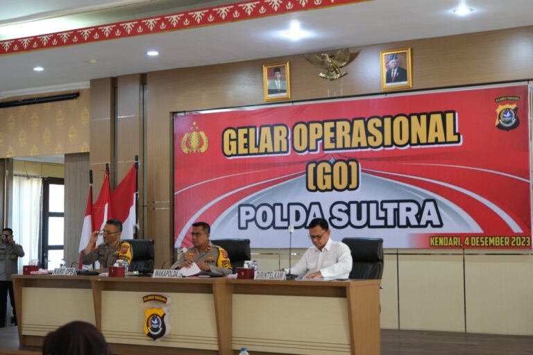 Persiapan Pengamanan Nataru, Polda Sultra Gelar Operasional Akhir Tahun