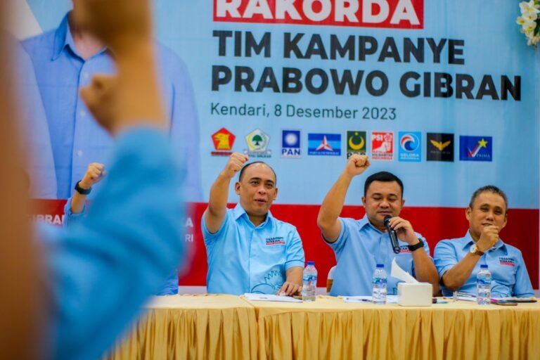 Survei Prabowo Gibran di Sultra Capai 63 Persen, AAA: Semangat Kita untuk Terus Berjuang
