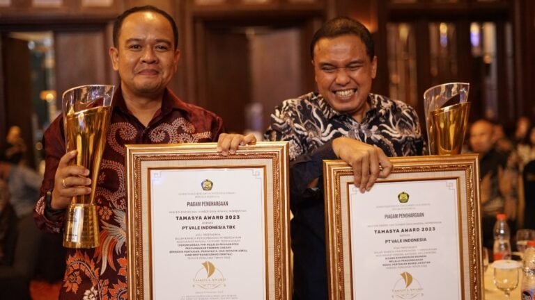 PT Vale Kembali Raih Penghargaan, Tamasya Awards Rekognisi dari Kementerian ESDM untuk Program Sosial