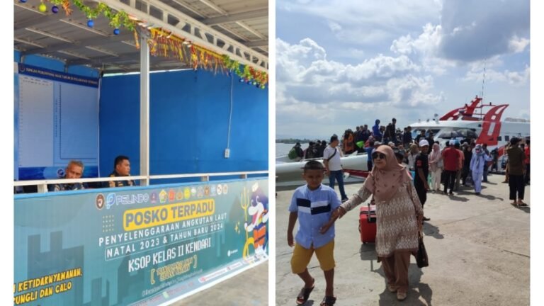 KSOP Kendari Pantau Aktivitas Penumpang di Sejumlah Pelabuhan Jelang Momen Nataru