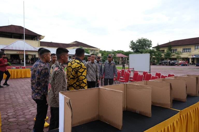 Mantapkan Pengamanan Pemilu 2024, Polda Sultra Gelar Simulasi PAM TPS
