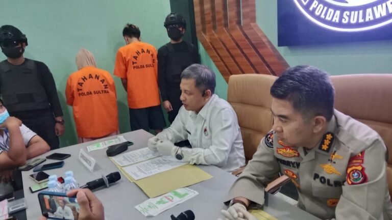 Polda Sultra Sikat Bandar Shabu Jaringan Aceh