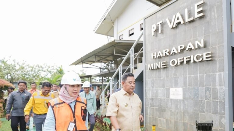 Praktik Pertambangan PT Vale Diapresiasi PJ Gubernur