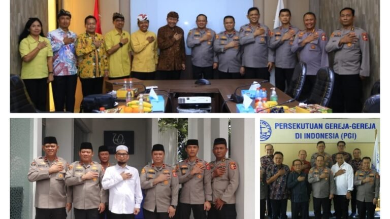 Wujudkan Pemilu Damai, Polri Kunjungi Tiga Tokoh Lintas Agama