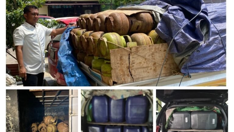 Polda Sultra Amankan 400 Tabung LPG 3 Kilo Gram dan 2 Ton BBM Subsidi yang Hendak Dibawa ke Morowali