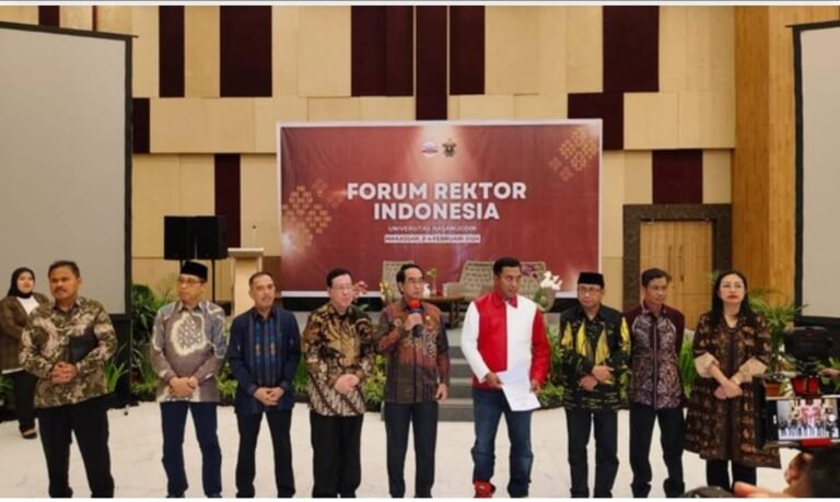 Deklarasi Forum Rektor Indonesia Serukan Pemilu Aman dan Damai