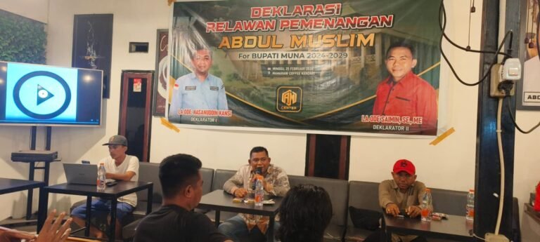 Abdul Muslim Bakal Maju di Pilkada Muna