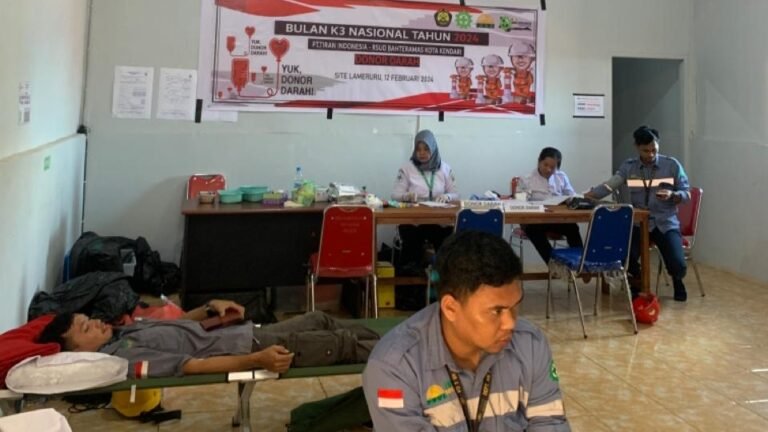 Rangkaian Peringatan Bulan K3, PT Tiran Indonesia Gelar Donor Darah