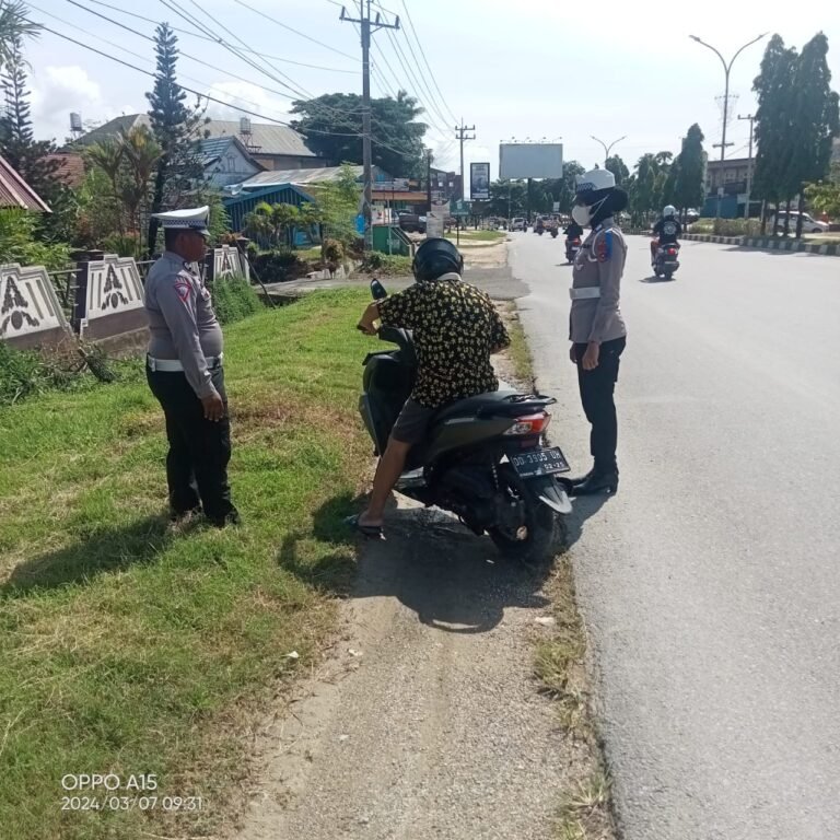 Hari ke 5 Operasi Keselamatan Anoa, Satgas Gakkum Operasi Keselamatan Anoa 2024 Tindak Pengendara yang Melawan Arus