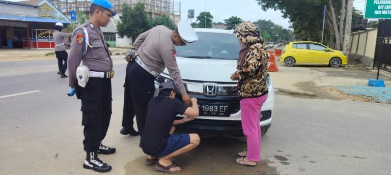 Operasi Keselamatan Anoa 2024, Satgas Gakkum Polda Sultra Tindaki Pengendara yang Melanggar