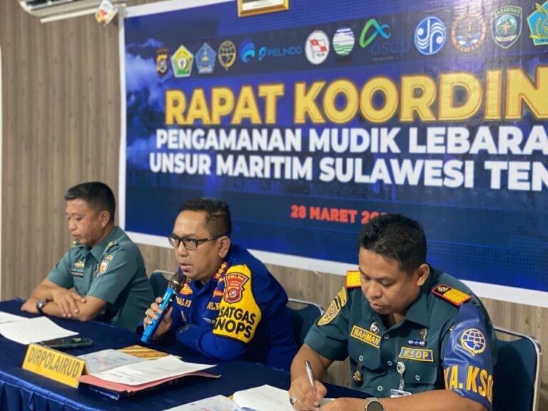 Dit Polairud Gelar Rakor Terkait Pengamanan Arus Mudik dan Balik Lebaran 2024 di Sultra