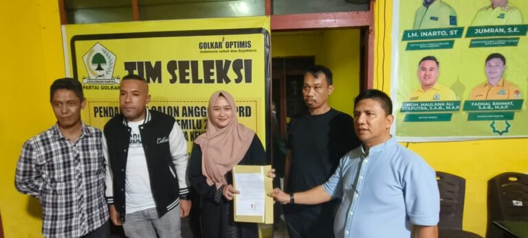 Maju di Pilwalkot, Giona Kantongi Rekom dari DPD II Golkar Kendari